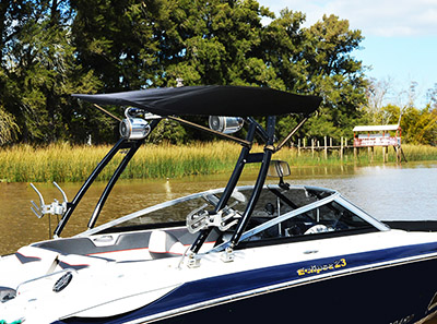 Reborn Launch Tower + Pro3 Foldable Bimini 