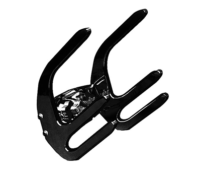 FINISH OPTION: Max Quick Release Kneeboard Rack - INDY - Black Coated - IKB2.25B